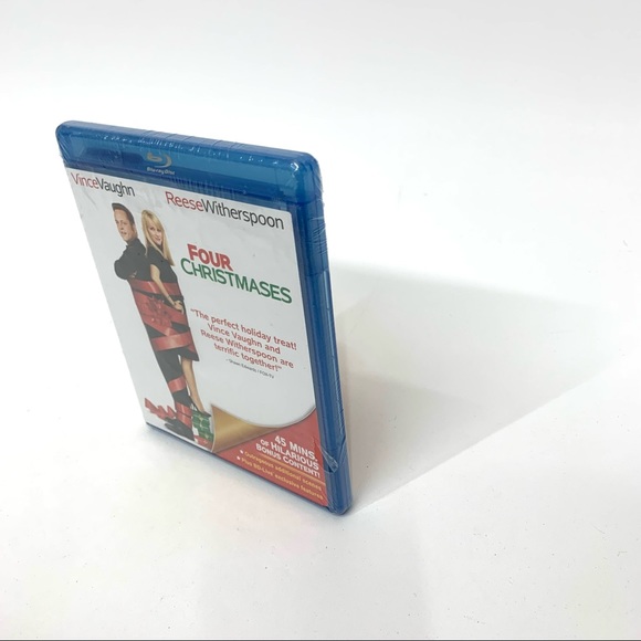 Four Christmases Blu Ray DVD Movie Vince Vaughn Reese Witherspoon Bonus Content - Picture 4 of 9